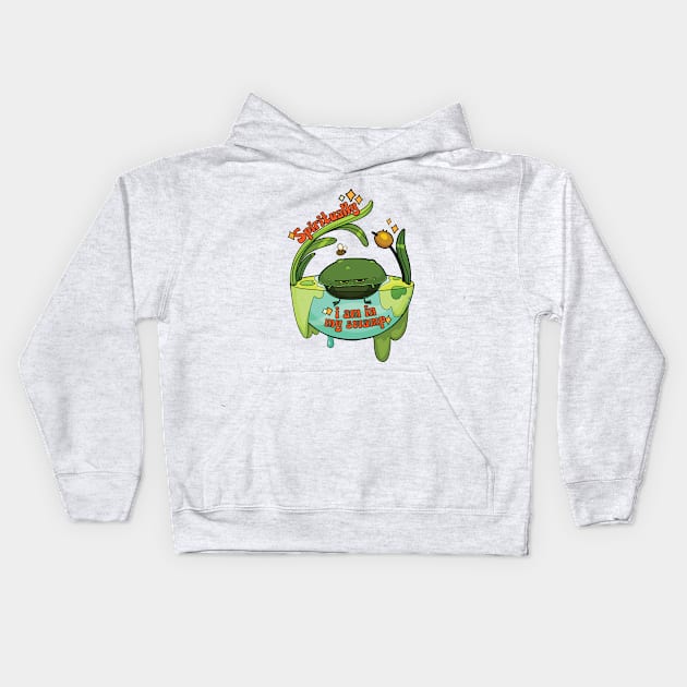 Spiritually, I am in my swamp Kids Hoodie by Swamp Water Reverie 